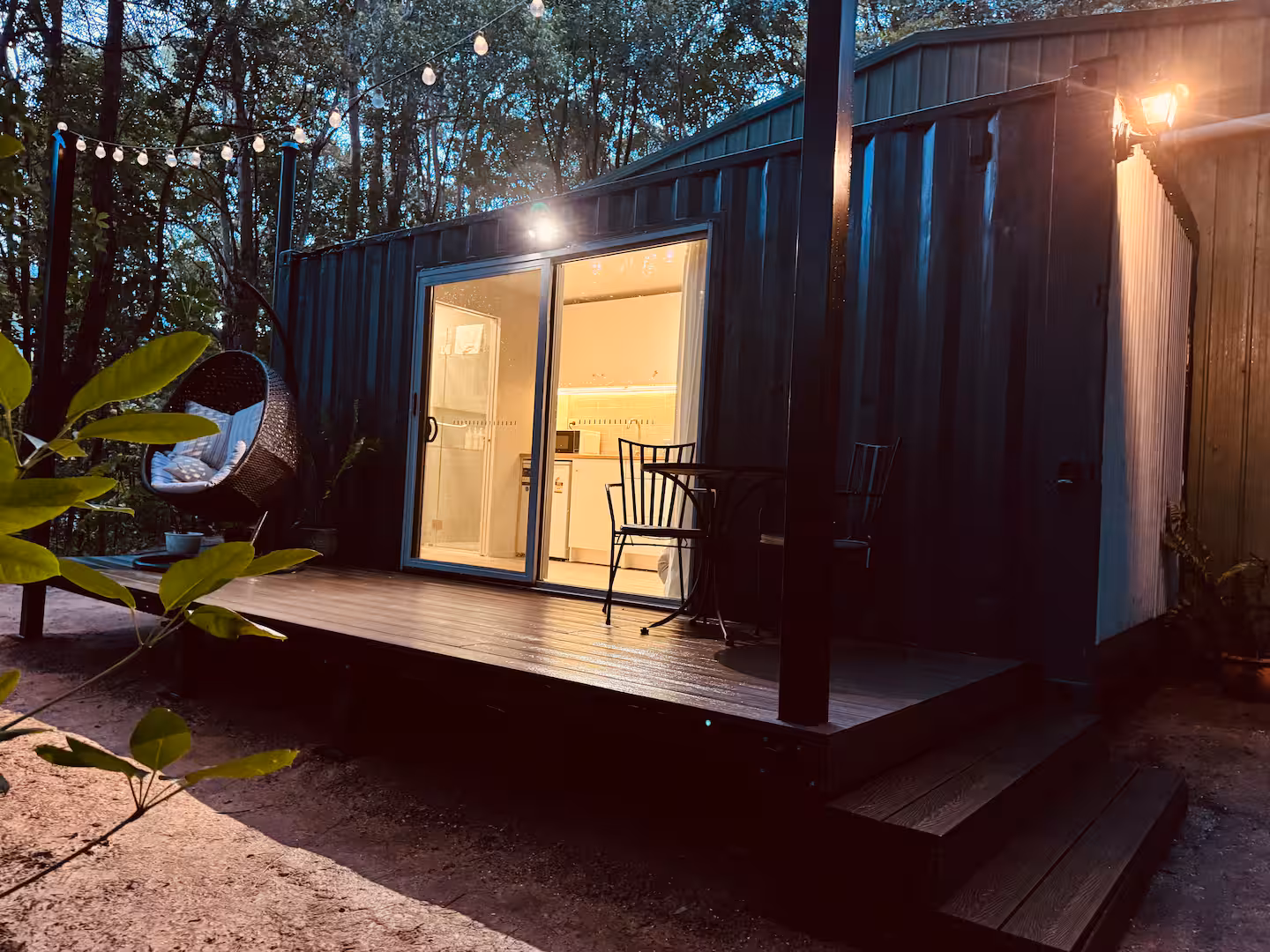 Tiny Home deck seating